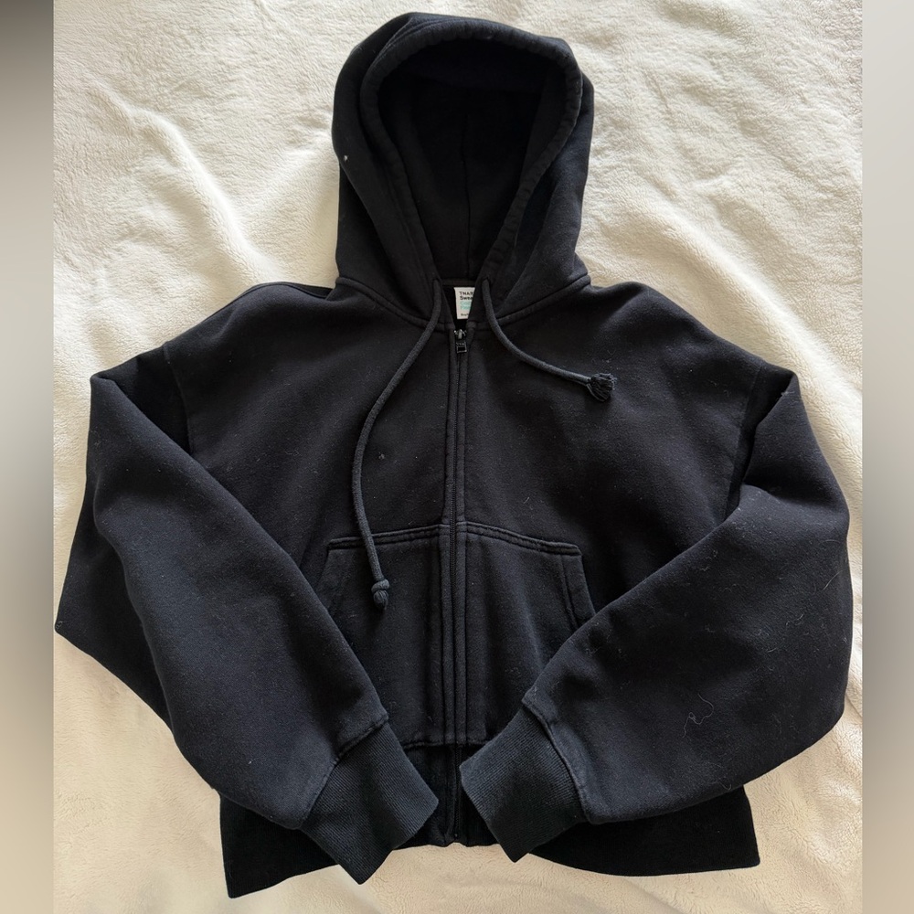 TNA Sweatfleece Cozy Fleece Zip Sweater🦋✨